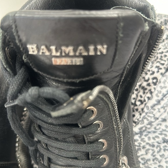 $850 BALMAIN Army Ranger Boots size 8.5 - Picture 11 of 13